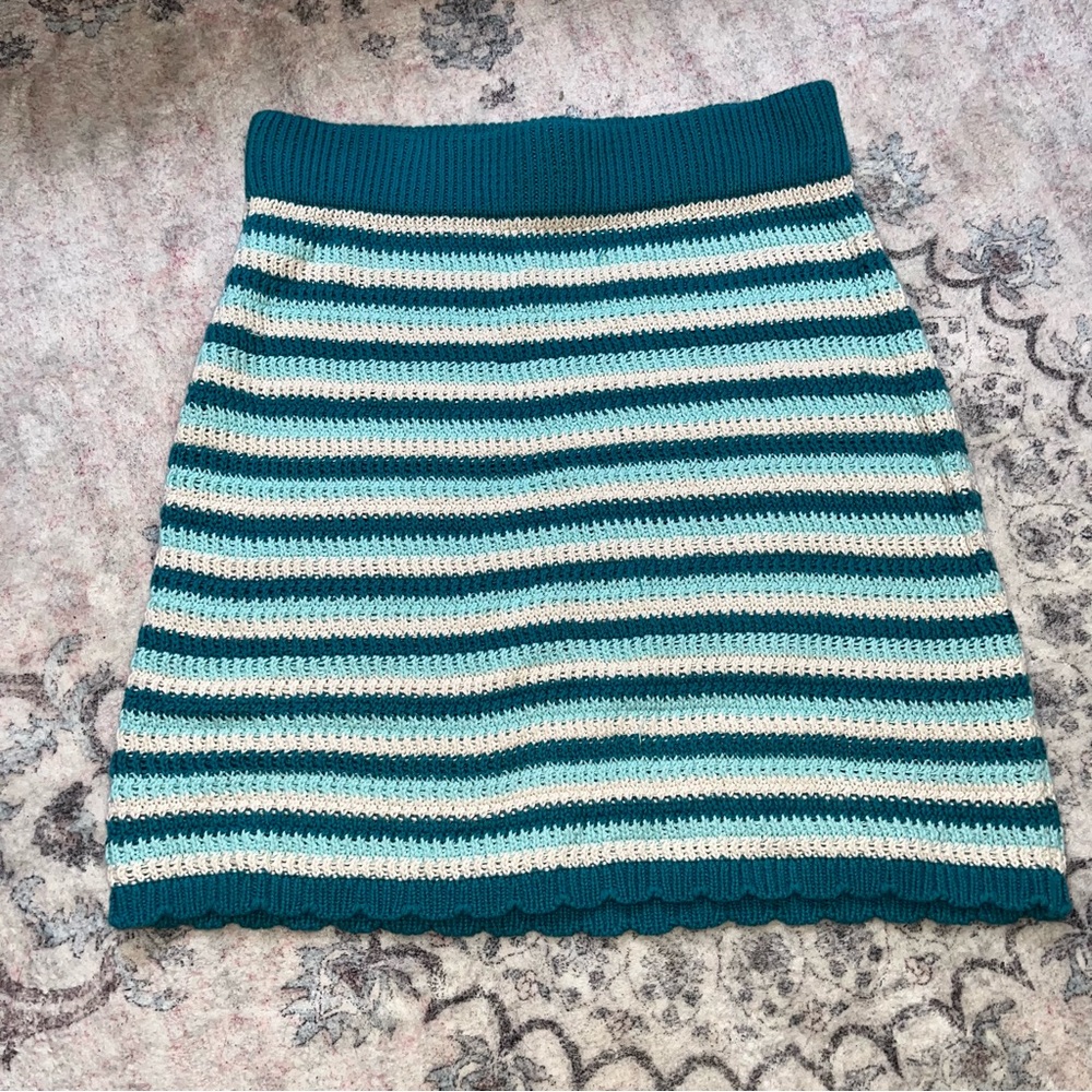 Womens crochet mini skirt. Size XS